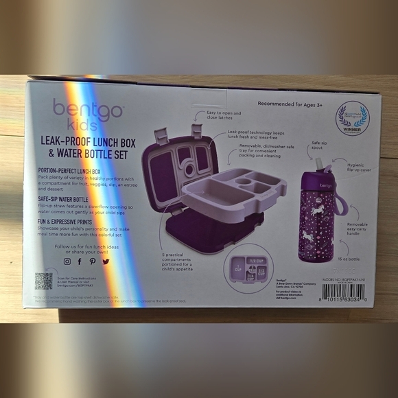Brand new in box Bentgo lunchbox and water bottle - Picture 2 of 7